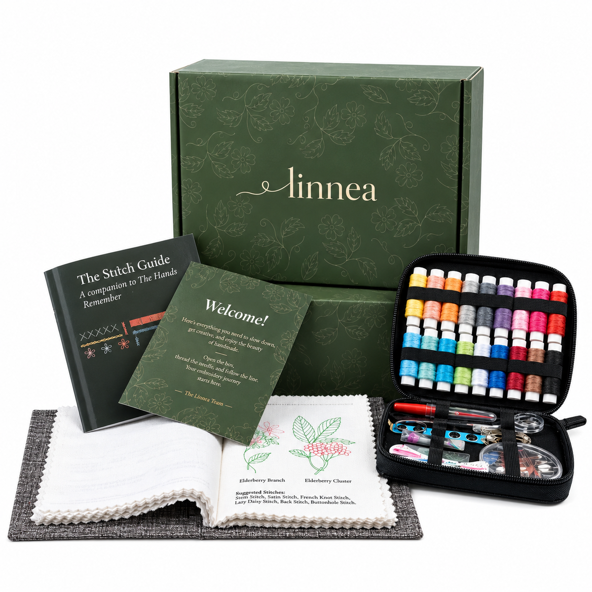 The Hands Remember - Embroidery Stitch Book Kit