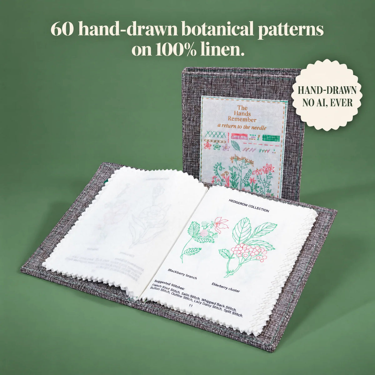 The Hands Remember - Embroidery Stitch Book Kit